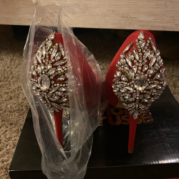Charlotte Russe “Erin” red heels, size 10 - Picture 9 of 12